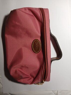 LONGCHAMP Cosmetic case in dusty rose color, used
